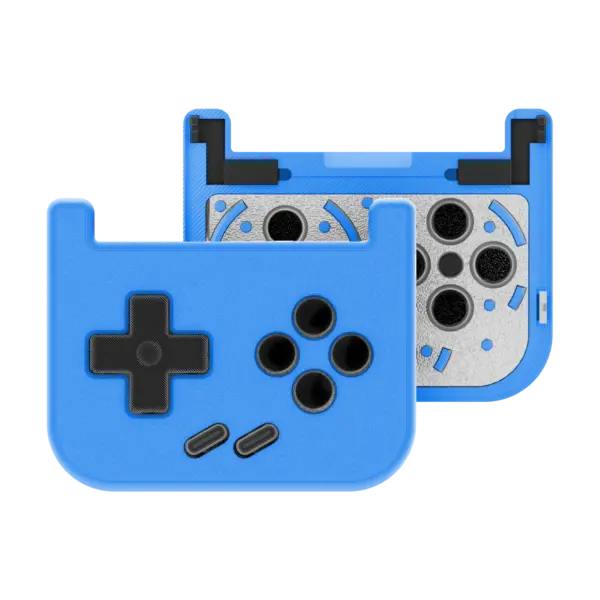 Blue gaming faceplate